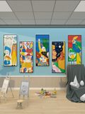  Tranh Fomex EPeBen dán tường nổi 3d Hình Nghệ Thuật Trừu Tượng Decor Trang Trí Cửa Hàng, Quán Ăn, Địa Điểm Kinh Doanh 