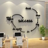  Tranh mica EPeBen dán tường nổi 3d Bước tiến thành công trang trí Phòng làm việc, Phòng khách 