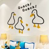  Tranh mica EPeBen dán tường nổi 3d hình Con Vịt Quạc Quạc decor trang trí Phòng Cho Bé, Mầm Non 