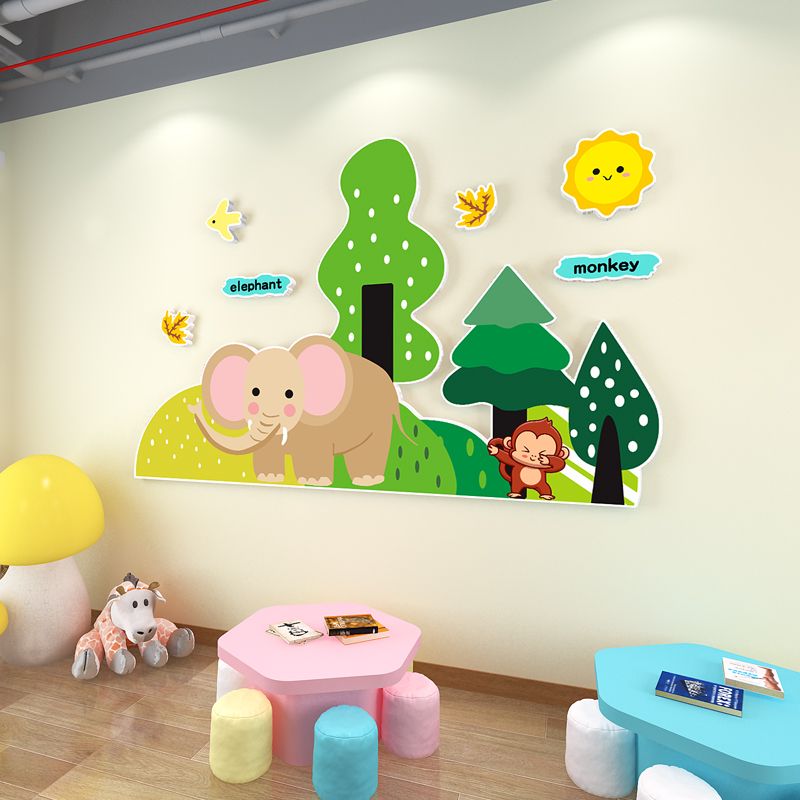  Tranh Fomex EPeBen dán tường nổi 3d Hình Thiên nhiên hòa hợp decor trang trí Phòng ngủ cho bé, Phòng khách, Mẫu giáo 