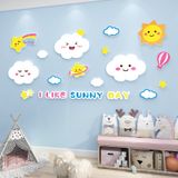  Tranh Fomex EPeBen dán tường nổi 3d Hình Những Mặt trời vui vẻ decor trang trí Phòng cho bé, Phòng ngủ, Mẫu giáo 
