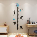  Tranh mica EPeBen dán tường nổi 3d Thước Đo Chiều Cao hình bóng rổ decor trang trí Phòng ngủ cho bé, Lớp Học Mẫu giáo 