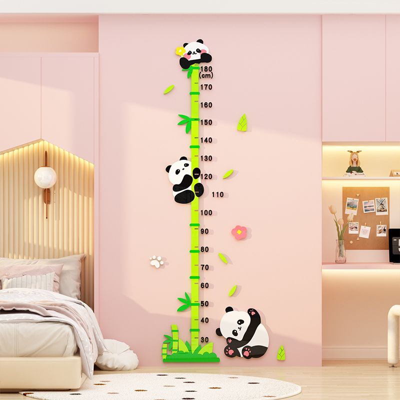  Tranh mica EPeBen dán tường nổi 3d Vươn cao cùng gấu trúc trang trí Phòng cho bé, Phòng ngủ 