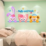 Tranh mica EPeBen dán tường nổi 3d hình Những con thú nhồi bông vui nhộn decor trang trí Phòng ngủ cho bé, Lớp học 