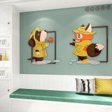  Tranh mica EPeBen dán tường nổi 3d hình nhân vật hoạt hình Zootopia decor trang trí Phòng ngủ có bé, Phòng học Mẫu giáo 