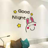  Tranh mica EPeBen dán tường nổi 3d hình Con Thỏ decor trang trí Phòng Cho Bé, Đầu Giường 