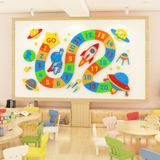  Tranh mica EPeBen dán tường nổi 3d hình Học vui cùng số và động vật decor trang trí Phòng ngủ cho bé, Lớp Học Mẫu giáo 