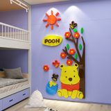  Tranh mica EPeBen dán tường nổi 3d Chú Gấu Pooh trang trí Phòng cho bé, Phòng ngủ 