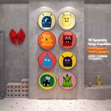  Tranh Fomex EPeBen dán tường nổi 3d Hình Quái vật một mắt decor trang trí Phòng cho bé, Phòng ngủ, Mẫu giáo 