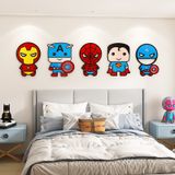  Tranh mica EPeBen dán tường nổi 3d hình Thế giới siêu anh hùng Marvel decor trang trí Phòng ngủ cho bé, Lớp Học Mẫu giáo 