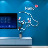  Tranh mica EPeBen dán tường nổi 3d hình Thỏ Dễ Thương decor trang trí Phòng Cho Bé, Phòng Khách 