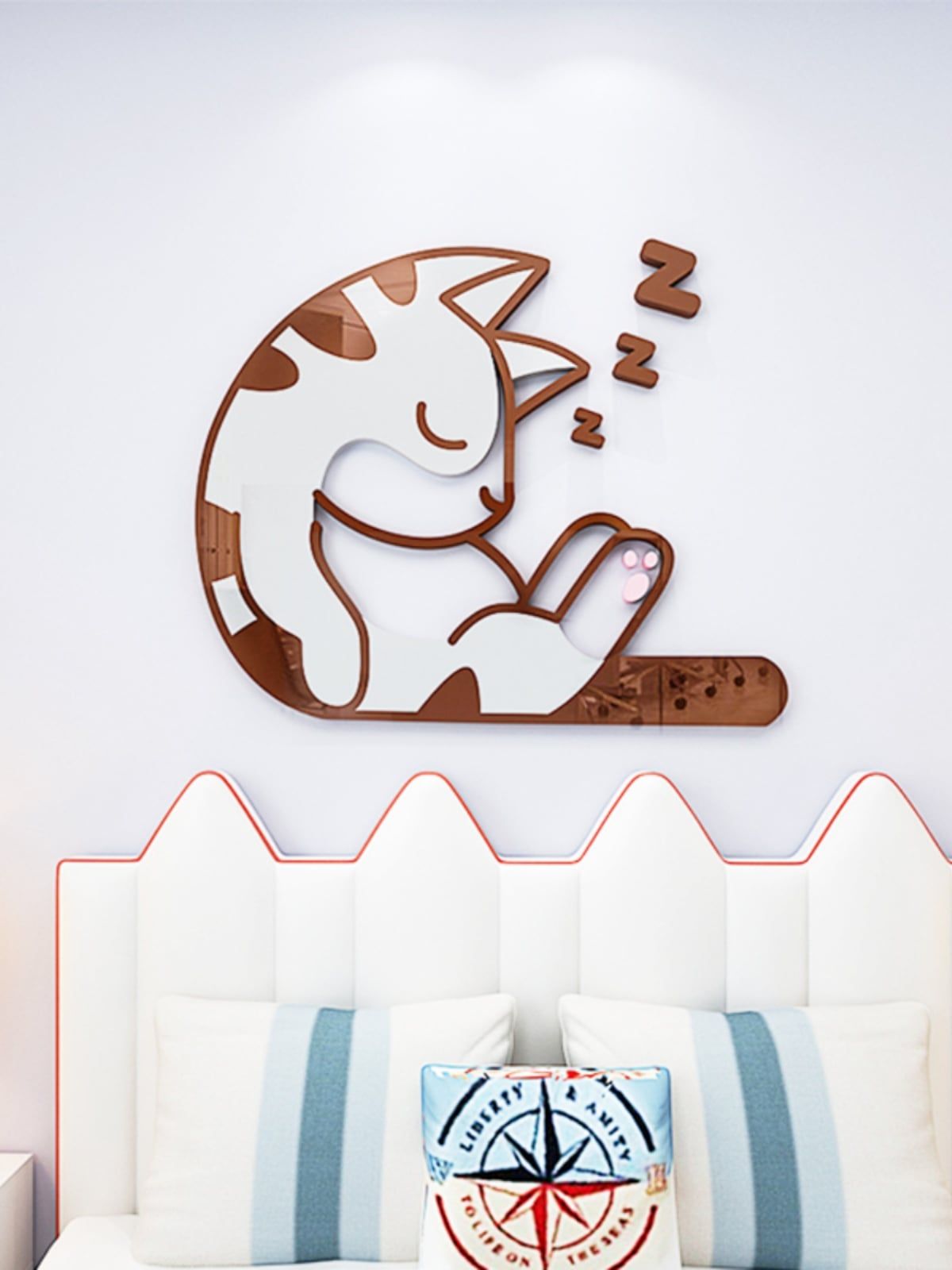  Tranh mica nổi 3d dán tường Gấu Thỏ Mèo thò Welcome Hi trang trí Dán Cửa hàng, Shop Quần Áo, phòng ngủ 