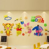  Tranh mica dán tường EPeBen hình Gấu Pooh và những người bạn decor trang trí Phòng cho bé, Phòng ngủ, Mẫu giáo 