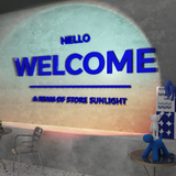  Tranh mica EPeBen dán tường nổi 3d hình Welcome Dán Quầy Thu Ngân decor trang trí Cửa Hàng, Quán Cafe 