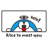  Tranh mica EPeBen dán tường nổi 3d hình Doremon Nice To Meet You decor trang trí Cửa Hàng, Phòng Cho Bé 
