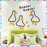  Tranh mica EPeBen dán tường nổi 3d hình Con Vịt Quạc Quạc decor trang trí Phòng Cho Bé, Mầm Non 