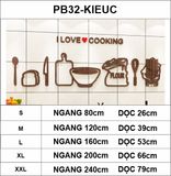  Tranh mica EPeBen dán tường nổi 3d hình Làm Bánh Ngọt, Cooking trang trí Cửa hàng Bánh Ngọt, Nhà Hàng, Quán ăn 
