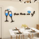  Tranh mica EPeBen dán tường nổi 3d hình Ly Rượu lãng mạn Trang Trí Phòng Khách,Nhà Hàng 