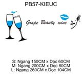  Tranh mica EPeBen dán tường nổi 3d hình Ly Rượu lãng mạn Trang Trí Phòng Khách,Nhà Hàng 