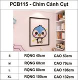  Tranh mica EPeBen dán tường nổi 3d hình gấu trúc, chim, hổ decor trang trí phòng cho bé, mầm non, mẫu giáo, lớp học 