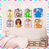  Tranh mica EPeBen dán tường nổi 3d hình Vườn thú ngổ ngáo decor trang trí Phòng ngủ cho bé, Lớp Học Mẫu giáo, mầm non 