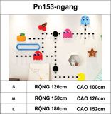  Tranh mica EPeBen dán tường nổi 3d hình trò chơi pacman decor trang trí phòng cho bé, mầm non, lớp học, mẫu giáo 