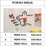  Tranh mica EPeBen dán tường nổi 3d hình bàn tay chân mèo bắn thả tim decor trang trí mầm non, phòng cho bé 
