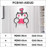  Tranh mica EPeBen dán tường nổi 3d hình bàn tay chân mèo bắn thả tim decor trang trí mầm non, phòng cho bé 