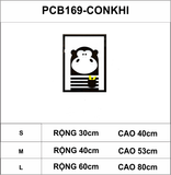  Tranh mica EPeBen dán tường nổi 3d hình khung hoạt hình các con vật dễ thương decor trang trí, phòng cho bé 