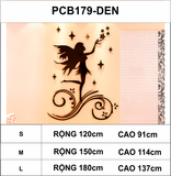  Tranh mica EPeBen dán tường nổi 3d hình thiên sử xinh đẹp decor trang trí salon tóc, spa 