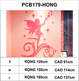  Tranh mica EPeBen dán tường nổi 3d hình thiên sử xinh đẹp decor trang trí salon tóc, spa 