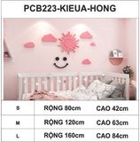  Tranh mica EPeBen dán tường nổi 3d hình dán tường đám mây dễ thương decor trang trí lớp học, mầm non, mẫu giáo 