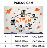  Tranh mica EPeBen dán tường nổi 3d hình Khoa học vũ trụ decor trang trí phòng cho bé, nhà trẻ (Có Tiếng Việt) 
