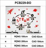  Tranh mica EPeBen dán tường nổi 3d hình Khoa học vũ trụ decor trang trí phòng cho bé, nhà trẻ (Có Tiếng Việt) 