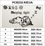  Tranh mica EPeBen dán tường nổi 3d hình Sleeping Tight  decor trang trí Phòng cho bé, Phòng ngủ, Phòng khách,Mầm non 