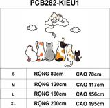 Tranh mica EPeBen dán tường nổi 3d hình Những chú mèo vui nhộn decor trang trí phòng cho bé, quán ăn,, nhà trẻ 