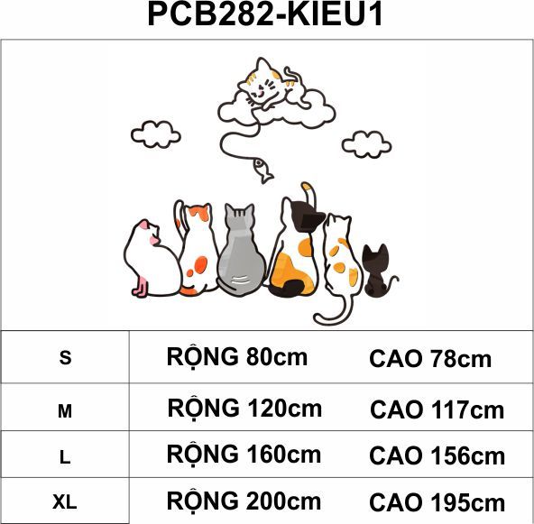  Tranh mica EPeBen dán tường nổi 3d hình Những chú mèo vui nhộn decor trang trí phòng cho bé, quán ăn,, nhà trẻ 