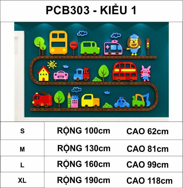  Tranh mica EPeBen dán tường nổi 3d hình xe cộ ô tô đường xá giao thông, xây dựng, decor trang trí phòng cho bé, mầm non 