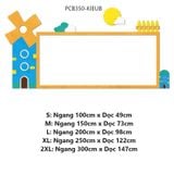  Tranh mica EPeBen dán tường nổi 3d hình Khung Trưng Bày Tác Phẩm Của Bé Bảng thông báo decor trang trí Mầm Non, Mẫu Giáo 