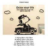  Tranh mica EPeBen dán tường nổi 3d hình Snoopy Sunny Day decor trang trí Phòng Cho Bé, Phòng Ngủ 