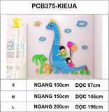  Tranh mica EPeBen dán tường nổi 3d hình Khủng Long Vui NHộn decor trang trí Phòng cho bé, Phòng ngủ, Phòng khách,Mầm non 