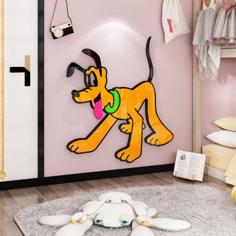  Tranh mica EPeBen dán tường nổi 3d hình Chuột Mikey décor, trang trí Phòng cho bé, Phòng Ngủ, Lớp học, Phòng học 