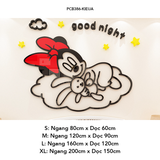  Tranh mica EPeBen dán tường nổi 3d hình Mikey ngủ say décor, trang trí Phòng ngủ, Phòng cho bé, Mẫu giáo, Phòng khách 