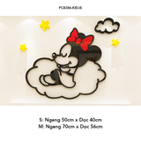 Tranh mica EPeBen dán tường nổi 3d hình Mikey ngủ say décor, trang trí Phòng ngủ, Phòng cho bé, Mẫu giáo, Phòng khách 