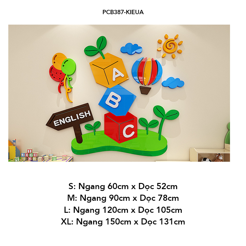  Tranh mica EPeBen dán tường nổi 3d hình Cây học tập trang trí mica trang trí Phòng ngủ cho bé, Mẫu giáo, Phòng học 