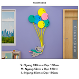  Tranh mica EPeBen dán tường nổi 3d hình Trang trí hình bóng bay decor trang trí Phòng ngủ cho bé, Lớp Học Mẫu Giáo 
