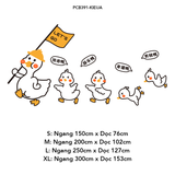  Tranh mica EPeBen dán tường nổi 3d hình dán đàn vịt đáng yêu decor trang trí Phòng cho bé, Lớp Học Mầm Non, Mẫu giáo 