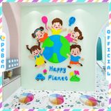  Tranh mica EPeBen dán tường nổi 3d hình hành tinh của bé decor trang trí Phòng ngủ, Phòng cho bé, Lớp Mẫu giáo 