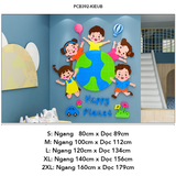  Tranh mica EPeBen dán tường nổi 3d hình hành tinh của bé decor trang trí Phòng ngủ, Phòng cho bé, Lớp Mẫu giáo 