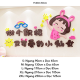  Tranh mica EPeBen dán tường nổi 3d hình dán công chúa 3D decor trang trí Phòng cho bé, Phòng ngủ, Mẫu giáo, Phòng học 